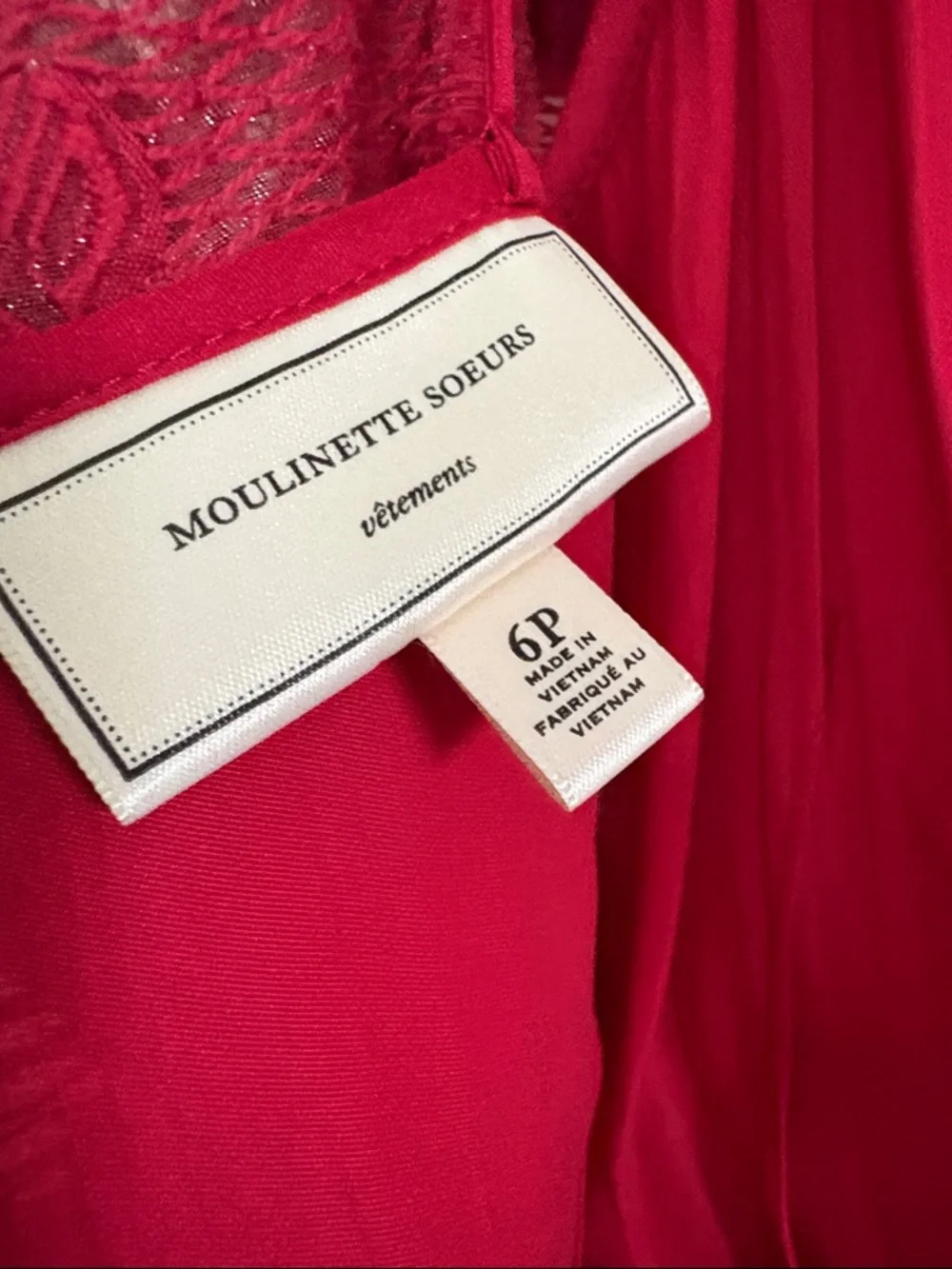 ANTHOPOLOGIE MOULINETTE SOEURS DRESS SIZE 6P NWT / VINTAGE STYLE - Picture 9 of 13